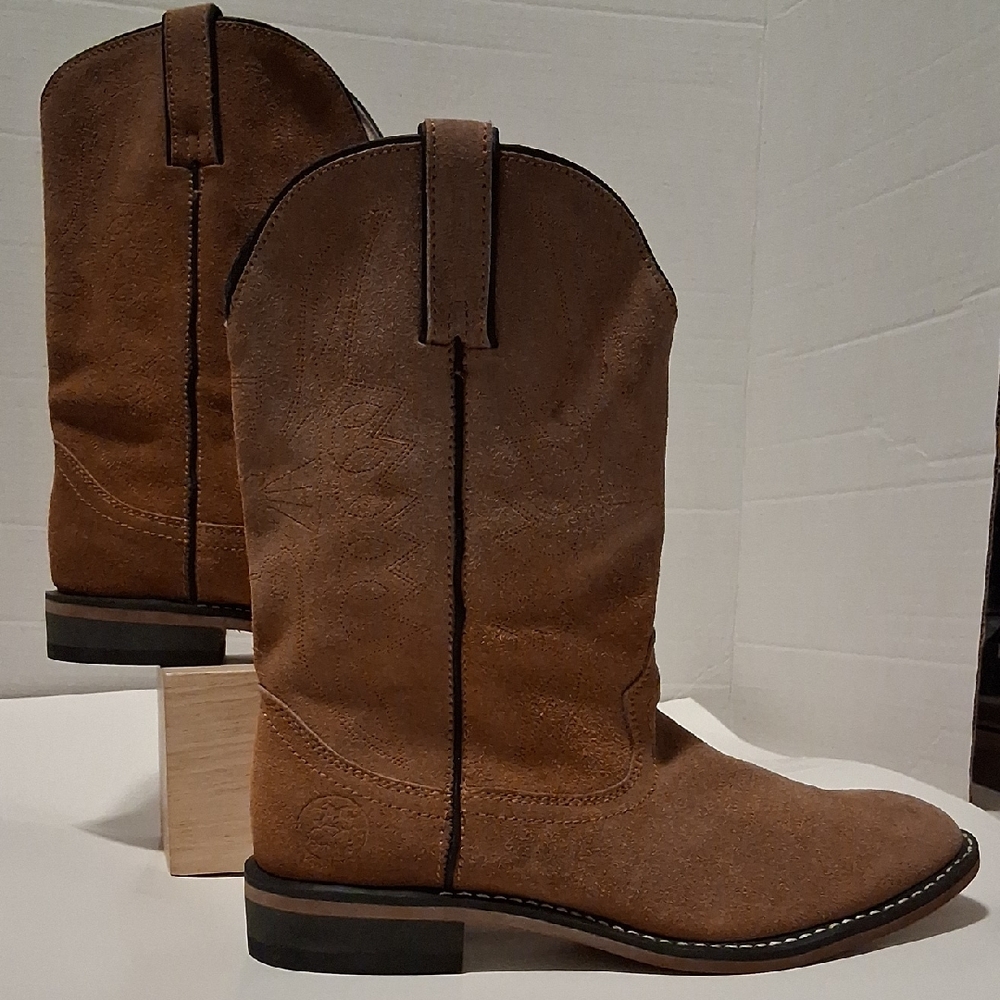 Handmade Men's Brown Cowboy Boots